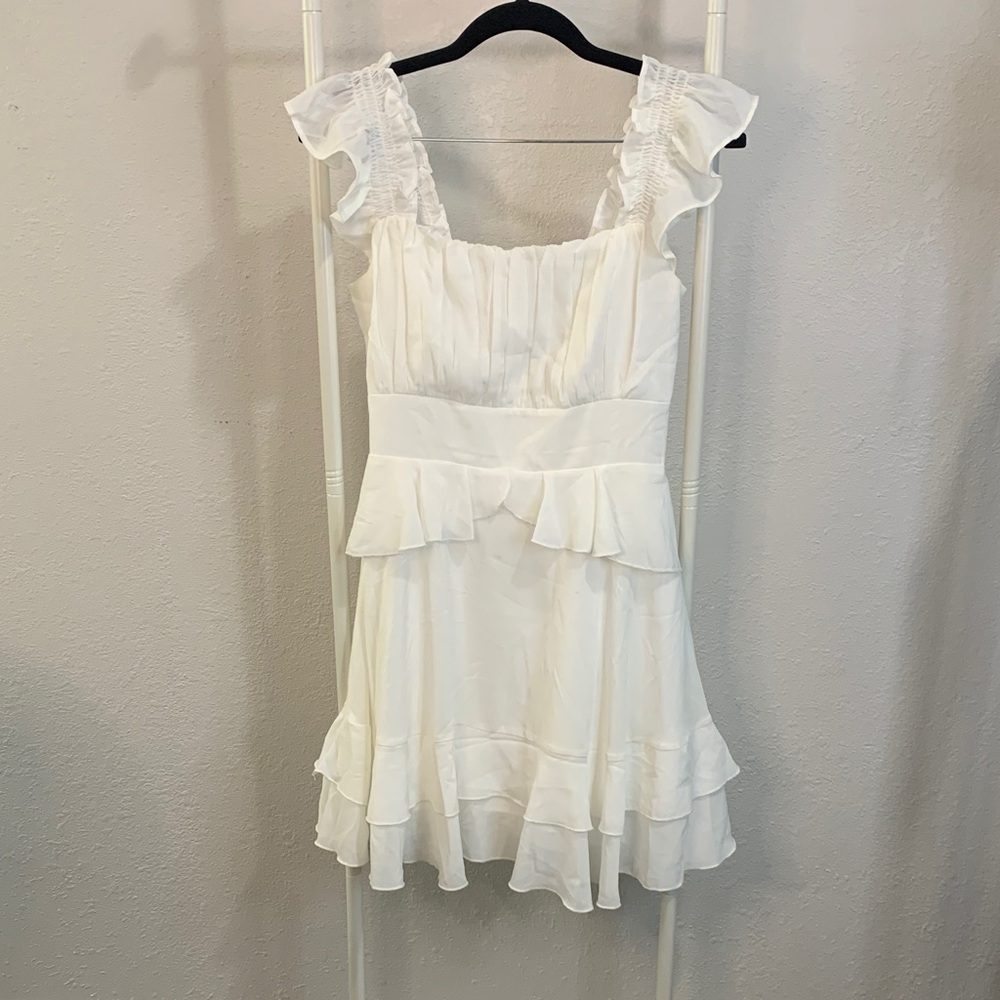 Elegant‎ White Mini Dress